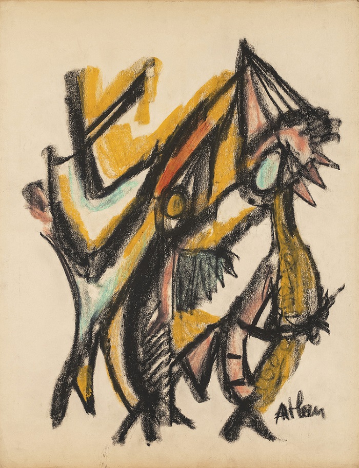Jean-Michel Atlan, Sans Titre, 1949, pastel sur papier, 65 x 50,5 cm, small